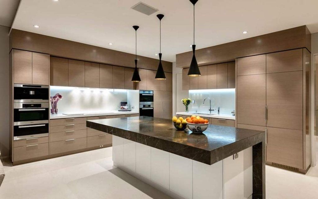 طراحی کابینت مدرن و رنگی برای آشپزخانه